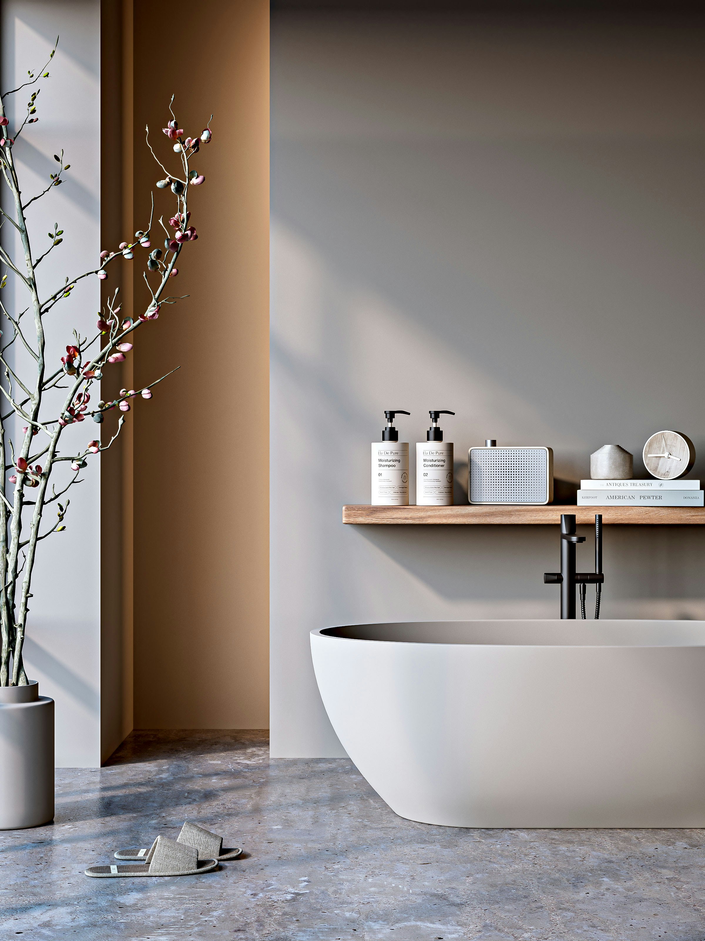 Bathroom double sink